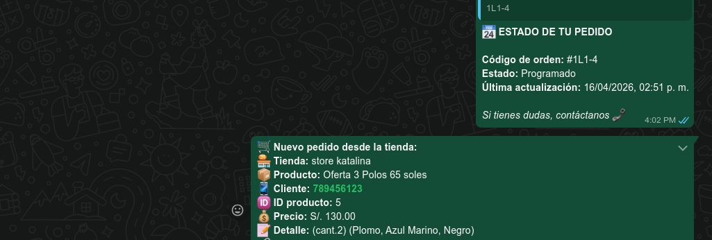 WhatsApp para seguimiento courier en Lima